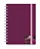 Caderneta A6 Florart Roxo Floral - Imagem 1