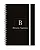 Caderno A5 Florart Alfabeto Black - Imagem 1