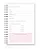 Mini Agenda 2026 Florart Bege Floral - Imagem 12