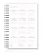Agenda 2026 Florart Listras Rosas - Imagem 3