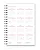 Planner 2026 Florart Listras Rosas - Imagem 3