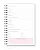 Planner 2026 Florart Listrado Vermelho - Imagem 2