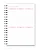 Planner 2026 Florart Listrado Vermelho - Imagem 4