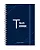 Planner 2026 Florart Alfabeto Azul - Imagem 1