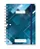 Mini Agenda 2026 Florart Abstrato Azul - Imagem 1