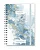 Planner 2026 Florart Marmorizado Azul - Imagem 1