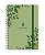 Caderno Personalizado Florart Alfabeto Floral Verde - Imagem 1