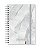 Caderno Personalizado Florart Mármore Branco - Imagem 1