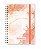 Caderno Personalizado Florart Mármore Laranja - Imagem 1