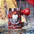 Caneca Colecionável IT Pennywise Nemesis Now 15,5 cm Resina Pintada à Mão com Balões Vermelhos e Copo Inox - Imagem 3