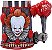 Caneca Colecionável IT Pennywise Nemesis Now 15,5 cm Resina Pintada à Mão com Balões Vermelhos e Copo Inox - Imagem 4