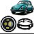 Kit Farol Angel Eye Led + Suporte Jeep Troller Fusca Kombi - Imagem 1