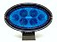 Farol de Led Azul Universal Bivolt Oval 6 Led Alta Potencia Braslux - Imagem 1