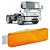 Lanterna Direcional Danteira Ford Cargo C/Refletor Interno L/Direito Ambar - Imagem 1