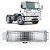 Lanterna Direcional Danteira Ford Cargo C/Refletor Interno L/Direito Cristal - Imagem 1