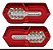 Par Lanternas De Led Traseira Pisca Sequencial Luz - Imagem 1