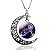 12 constelação colar signos do zodíaco cabochão lua crescente de vidro pinge - Imagem 13