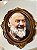 Quadro Padre Pio 35x30 cm - Imagem 1