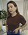 T-Shirt Camila Marrom P, M, G e GG - Imagem 3