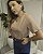 T-Shirt Camila Bege P, M, G e GG - Imagem 2