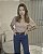 T-Shirt Camila Bege P, M, G e GG - Imagem 3