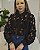 Camisa Flores Preta P, M e G - Imagem 4