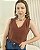 Blusa Roberta Marrom - Imagem 1