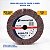 Roda Pg de Lixa com Rosca M14x115x20mm Grão 150 Berwanger - Imagem 3