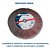 Roda De Lixa Pg 115mm X 20mm Rosca M14 Grão 180 Berwanger - Imagem 3