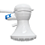 Ducha SS 3 Temperaturas Branco 220V 5200W Zagonel - Imagem 2