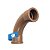Curva Soldavel LL 90g 32mm Tigre - Imagem 1