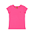 Blusinha Menina Básica Manga Curta Rosa Prisma - Imagem 1