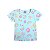 Blusa Estampada Cotton Azul - Imagem 1