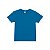 Camiseta Básica Manga Curta Unissex em Meia Malha Azul - Imagem 1