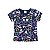 Blusa Estampada Cotton Azul Marinho - Imagem 1