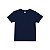 Camiseta Básica Manga Curta Unissex em Meia Malha Azul Marinho - Imagem 1