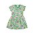 Vestido Manga Estampado Cotton Verde - Imagem 1