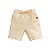 Bermuda Linho Kids Bege - Imagem 1