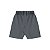 Conjunto Camiseta Malha Preta e Bermuda Moletom Cinza - Imagem 6