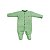Macacão Longo Bordado Canelado Verde - Imagem 1
