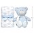 Kit Ursinho com Mantinha Soninho Azul - Imagem 6
