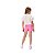 Conjunto Blusa e Shorts Off White e Rosa - Imagem 5
