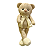 Urso Tricot Off White 30cm - Imagem 2