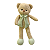 Urso Tricot Verde 30cm - Imagem 1