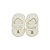 Pantufa Pingente Ursinho Off White - Imagem 1