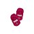 Pantufa Pingente Ursinho Pink - Imagem 2