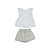 Conjunto Blusinha e Short White Pearl Branco - Imagem 1