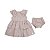 Vestido com Cobre Fraldas Jardim Rosa - Imagem 2