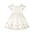 Vestido Cotton Floral Bolinha Off White - Imagem 1