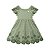 Vestido Cotton Floral Bolinha Verde - Imagem 1